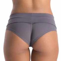 Poledancerka High-Low Brazil Shorts - Grey