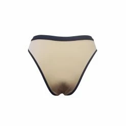 Hamade Activewear Lace Up High Cut Bottoms - Sand/Black