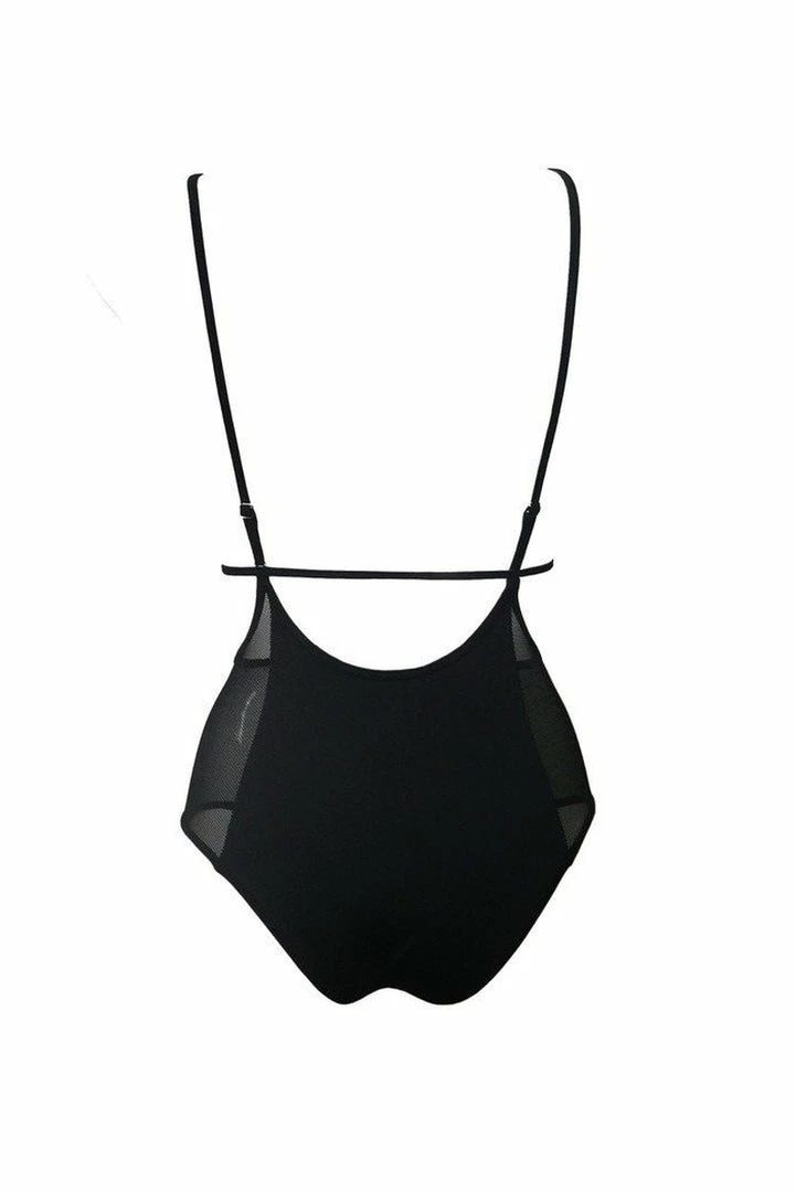 Hamade Activewear Strappy O-Ring Sling Bottoms - Black