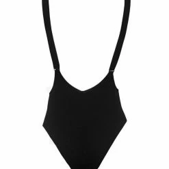 Hamade Activewear High Cut Sling Bottoms - Black All Pole Wear