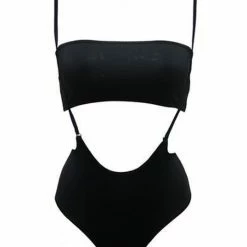 All Pole Wear Hamade Activewear High Waisted Sling Bottoms - Black