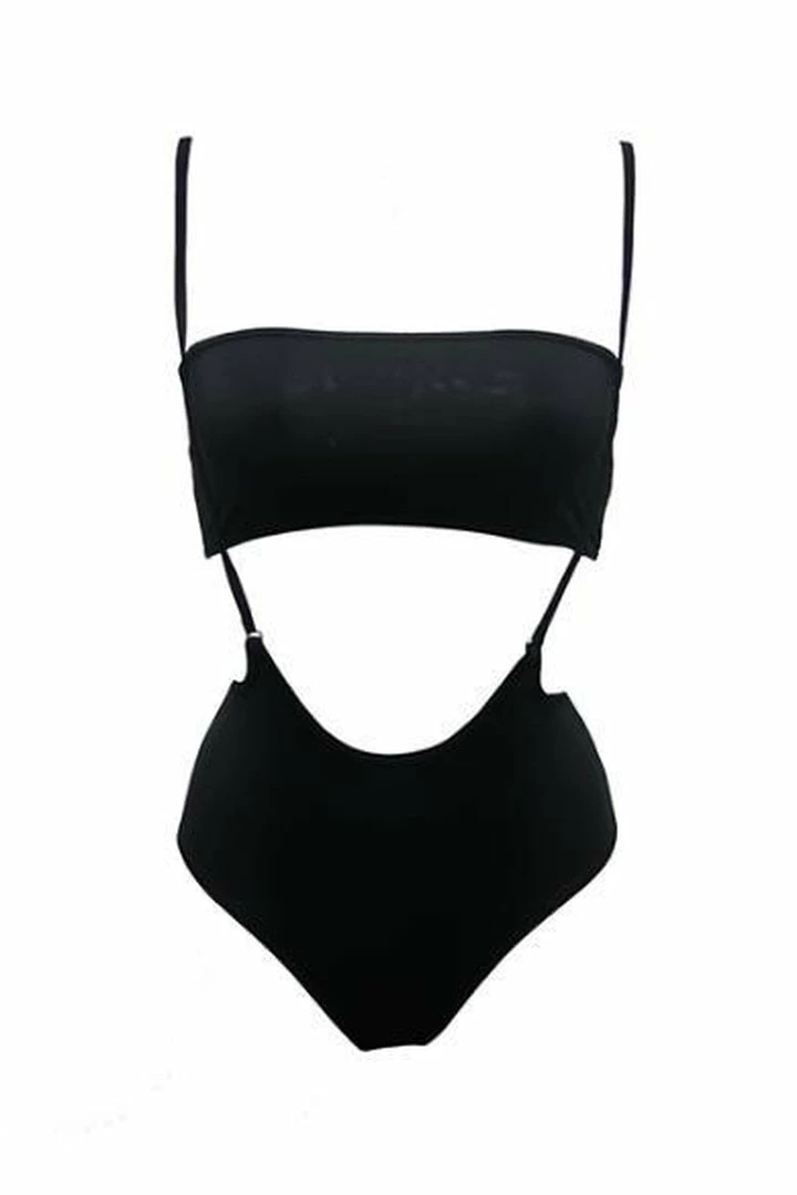 All Pole Wear Hamade Activewear High Waisted Sling Bottoms - Black