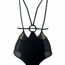 Hamade Activewear Strappy O-Ring Sling Bottoms - Black