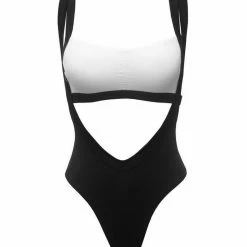 Hamade Activewear High Cut Sling Bottoms - Black All Pole Wear