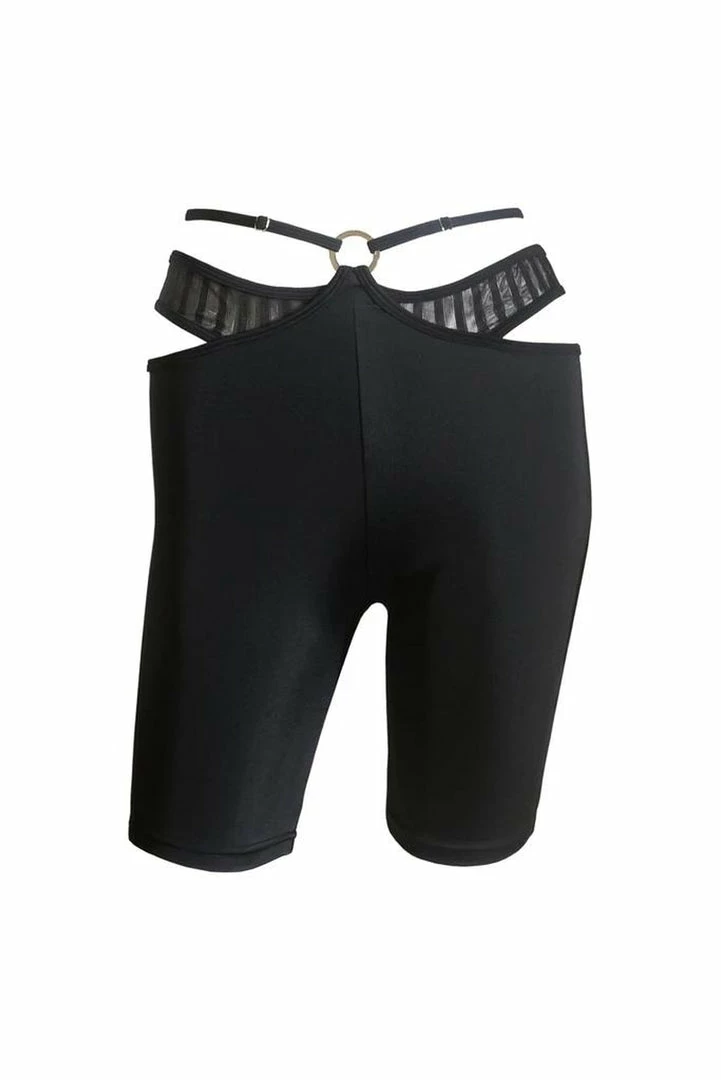 Hamade Activewear O-Ring Cycling Shorts - Black