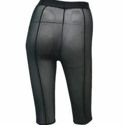 Hamade Activewear Mesh High Waisted Cycling Shorts - Black