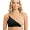 Poledancerka Movement Top - Black/Nude 01