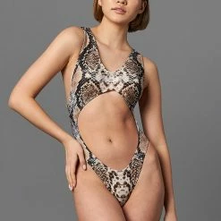 All Pole Wear Shark Polewear Vashkelita Bodysuit - Snake