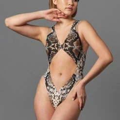Shark Polewear Benita Bodysuit - Snake All Pole Wear