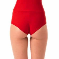 All Pole Wear Dragonfly Betty High-Waisted Shorts - Red