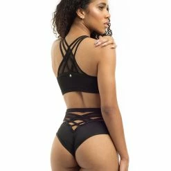 Poledancerka X-Front Top - Black