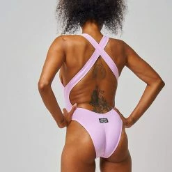 All Pole Wear Shark Polewear Benita Bodysuit - Baby Pink