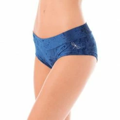 Dragonfly Hot Pants - Velvet Blue All Pole Wear
