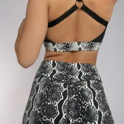 Creatures Of XIX Boa Triangle Top - Black