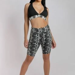 Creatures Of XIX Gecko Grip Biker Shorts - Black Mamba All Pole Wear