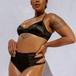 Creatures Of XIX Aphrodite High Waist Bottoms - Black Back In Stock