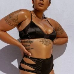 Creatures Of XIX Aphrodite High Waist Bottoms - Black Back In Stock