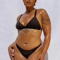 All Pole Wear Creatures Of XIX Aphrodite Brazilian Bottoms - Black