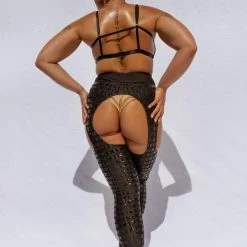 Creatures Of XIX Gecko Grip Cowgirl Leggings - Black