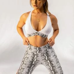 Creatures Of XIX Gecko Grip Biker Shorts - White Mamba All Pole Wear