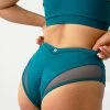 Lunalae Midnight Low Waisted Bottoms - Recycled Teal All Pole Wear
