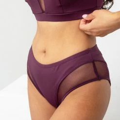 Lunalae Midnight Low Waisted Bottoms - Recycled Mulberry All Pole Wear