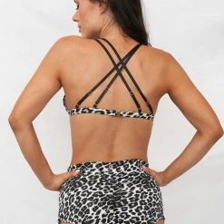 Tops Lunalae Zeta Top - Grey Leopard