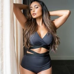 Lunalae Tara High Waisted Bottoms - Recycled Black