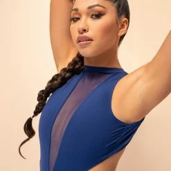 Lunalae Margot Bodysuit - Recycled Navy All Pole Wear