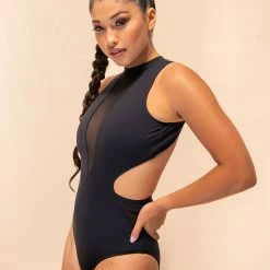 Lunalae Margot Bodysuit - Recycled Black