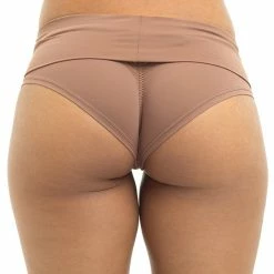 All Pole Wear Poledancerka High-Low Brazil Shorts - Nude 02