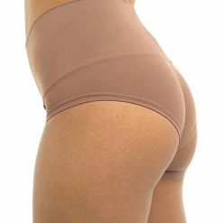 All Pole Wear Poledancerka High-Low Brazil Shorts - Nude 02