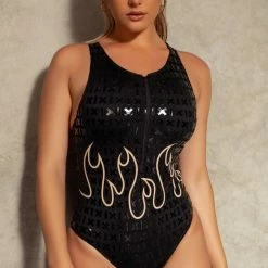 Back In Stock Creatures Of XIX Fya Gecko Grip Bodysuit - Black