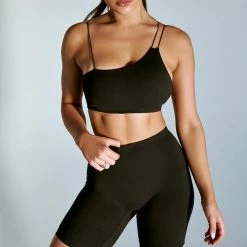 Creatures Of XIX LuxLounge One Shoulder Illusion Top - Black All Pole Wear