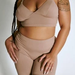 Creatures Of XIX LuxLounge Triangle Top - Taupe All Pole Wear