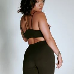 Creatures Of XIX LuxLounge One Shoulder Illusion Top - Black All Pole Wear