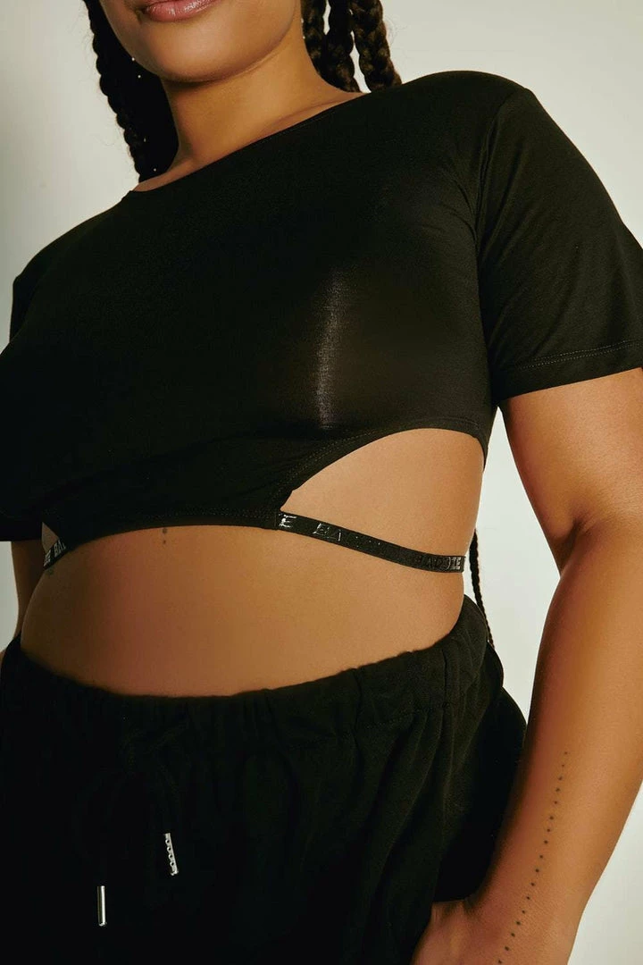 Plus Size Pole Wear Creatures Of XIX Baddies T-Shirt - Black