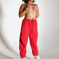 Creatures Of XIX Oversized Jogger Bottoms - Jalapeño Loungewear Bottoms