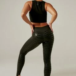 Back In Stock Creatures Of XIX Gecko Grip Leggings - Black