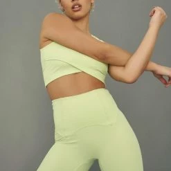 All Pole Wear Creatures Of XIX Move It Ribbed Corset Biker Shorts - Appletini