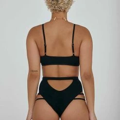 Creatures Of XIX The Hills Raree Top - Ribbed Black All Pole Wear