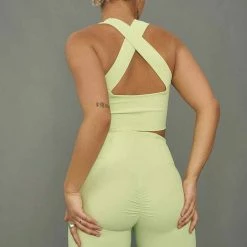 All Pole Wear Creatures Of XIX Move It Ribbed Corset Biker Shorts - Appletini