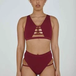 All Pole Wear Creatures Of XIX The Valley Top - Ribbed Plum