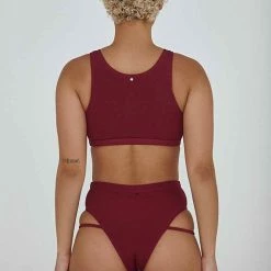 Creatures Of XIX LA Bottoms - Ribbed Plum