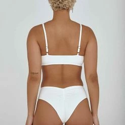 Creatures Of XIX The Hills Bottoms - Ribbed White All Pole Wear