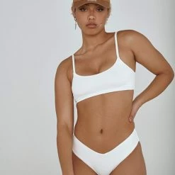 Creatures Of XIX The Hills Top - Ribbed White All Pole Wear