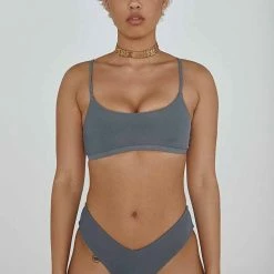 Creatures Of XIX The Hills Top - Ribbed Dark Grey All Pole Wear