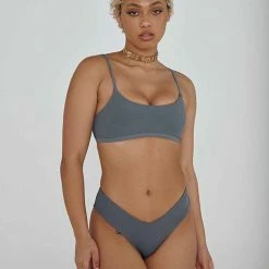 Creatures Of XIX The Hills Top - Ribbed Dark Grey All Pole Wear