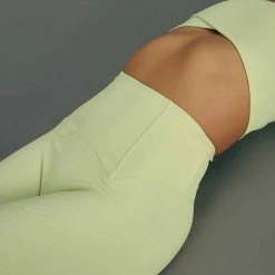 All Pole Wear Creatures Of XIX Move It Ribbed Corset Leggings - Appletini