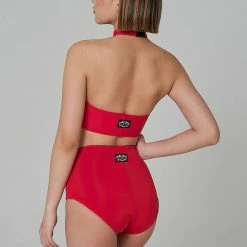 All Pole Wear Shark Polewear High Waist Shorts - Red